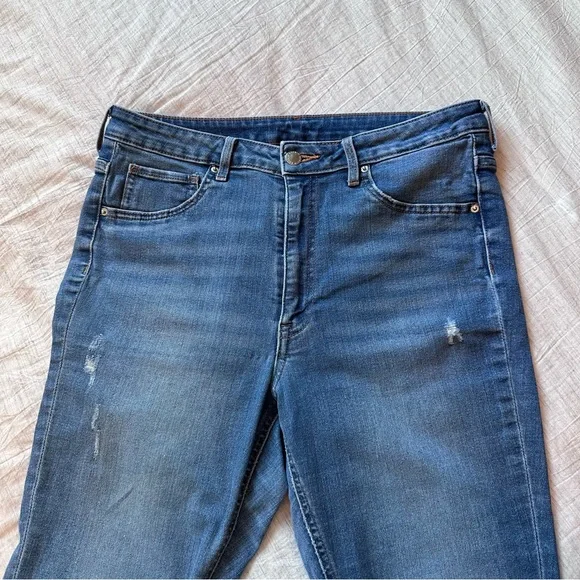 H&M Classic Blue Denim Jeans Jeggings - Picture 3 of 10
